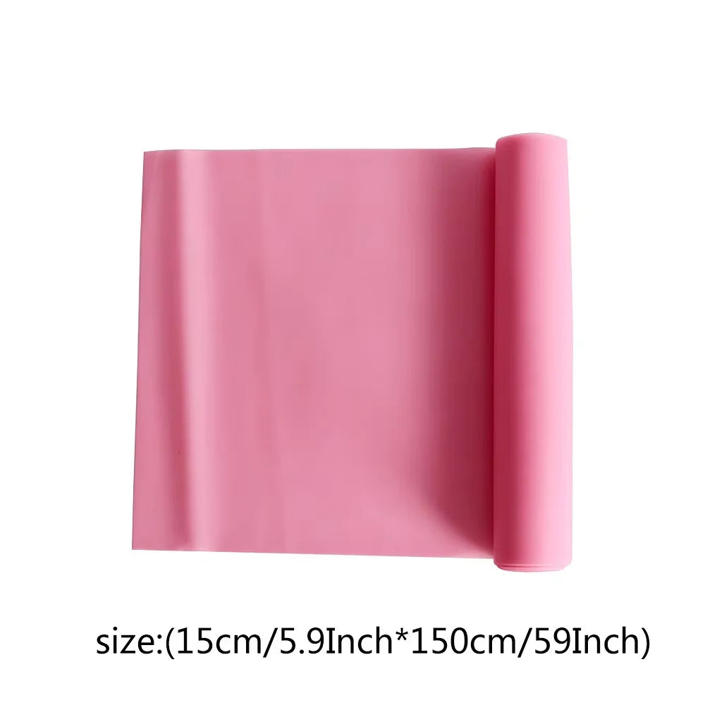 Yoga Resistance Band Pilates Training Fitness Exercise Home Gym Sport Elastic Band Natural Rubber Latex Tension Yoga Accessories