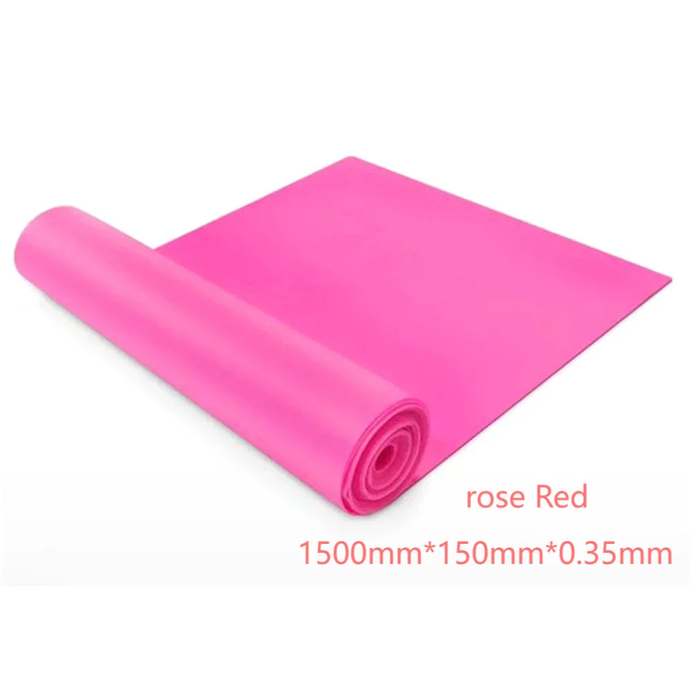 Yoga Resistance Band Pilates Training Fitness Exercise Home Gym Sport Elastic Band Natural Rubber Latex Tension Yoga Accessories
