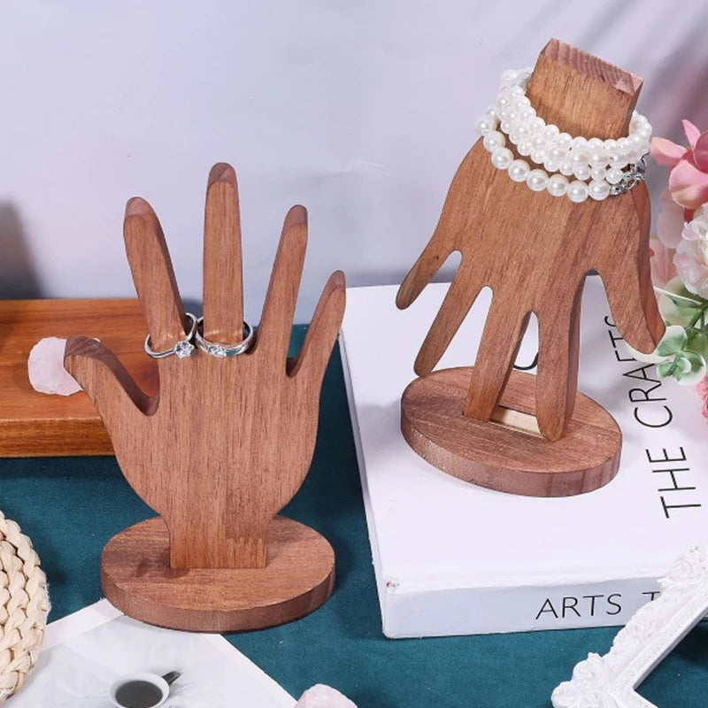 Hand Shape Rings Display